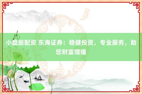 小盘股配资 东海证券：稳健投资，专业服务，助您财富增值