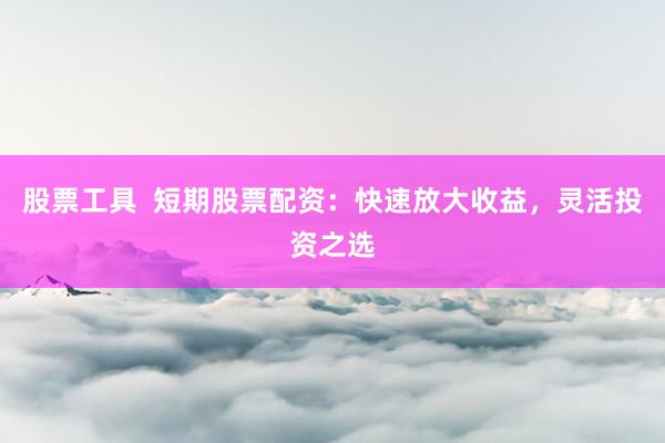 股票工具 短期股票配资:快速放大收益,灵活投资之选